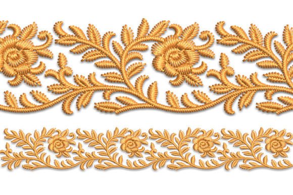 Border: An Elegant Floral Embroidery Design Review