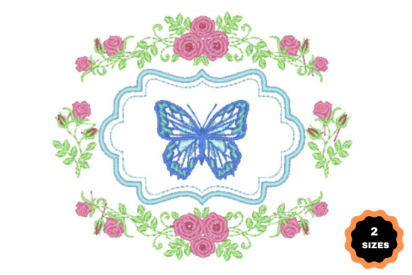 Butterfly and Flowers Embroidery Design Review