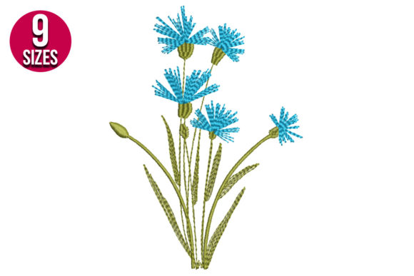 Cornflower Embroidery: A Seasonal Floral Staple