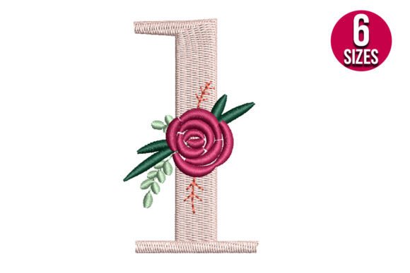 Floral Number 1: A Birthday Embroidery Standout