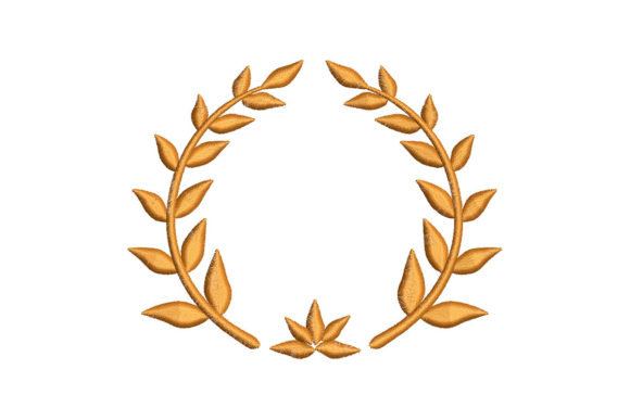 Laurel Wreath: Elegant Seasonal Embroidery for Holiday Collections